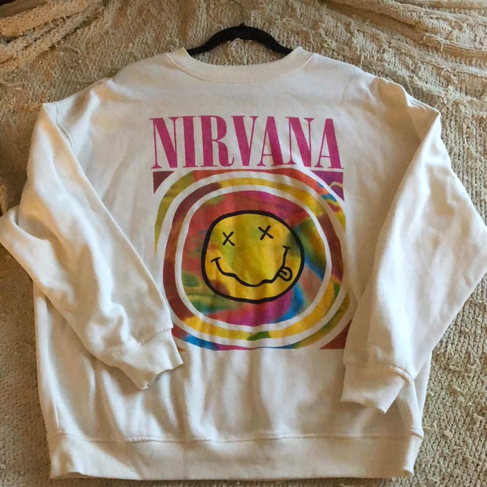 Oversized Nirvana Sweatshirt - image 1